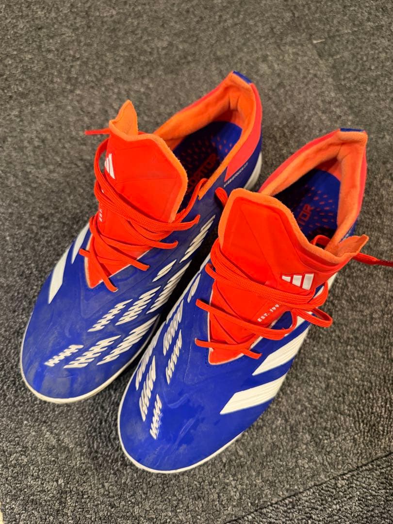adidas Predator サッカーシューズ 青/オレンジ
