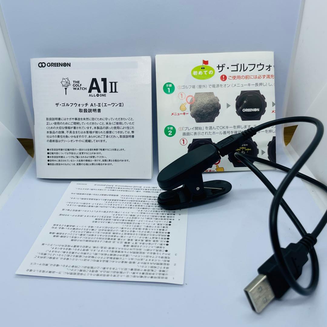 ★美品★GREENON グリーンオン★THE GOLF WATCH A1 II★