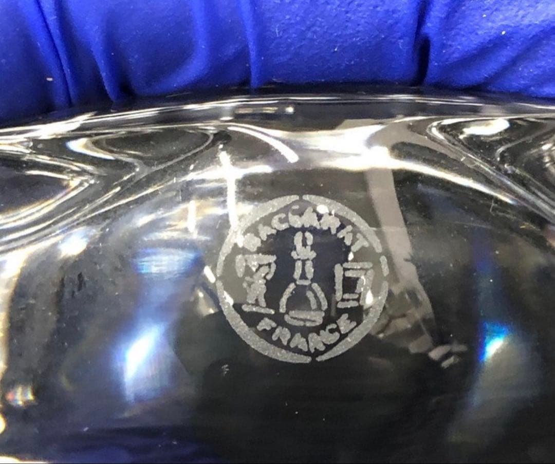 Baccarat バカラ 貝 置物 箱付き