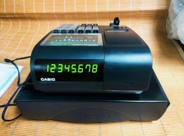 カシオレジスター　TE-400　フル設定無料　美品PC連携売上管理　301150