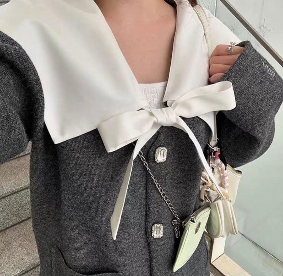 Bibiy. PENELOPE COLLAR KNIT ペネロペカラーニット