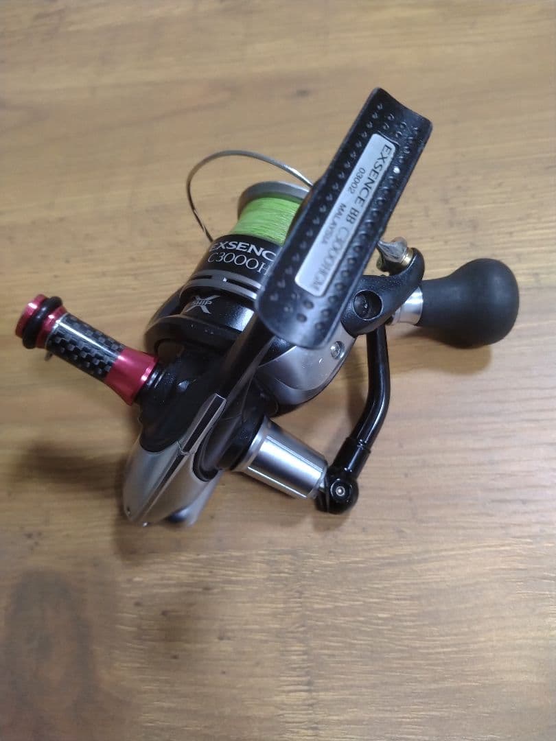 1日限定 EXSENCE C3000 スピニングリール グリーンライン付き