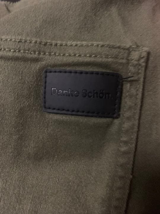 danke schon カーゴパンツ カーキ