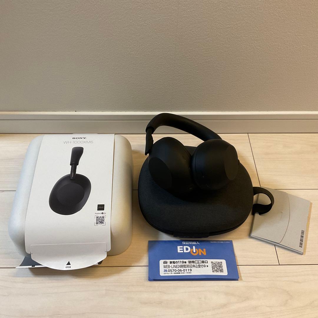 【使用回数少:美品】SONY WH-1000XM6 黒