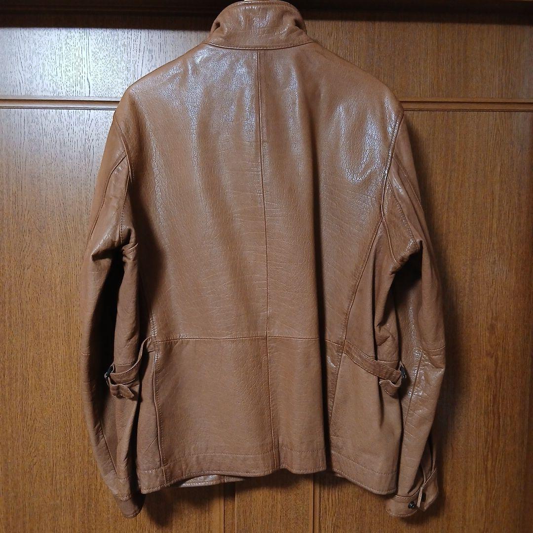 Eddie Bauer ブラウンレザージャケット Lサイズ