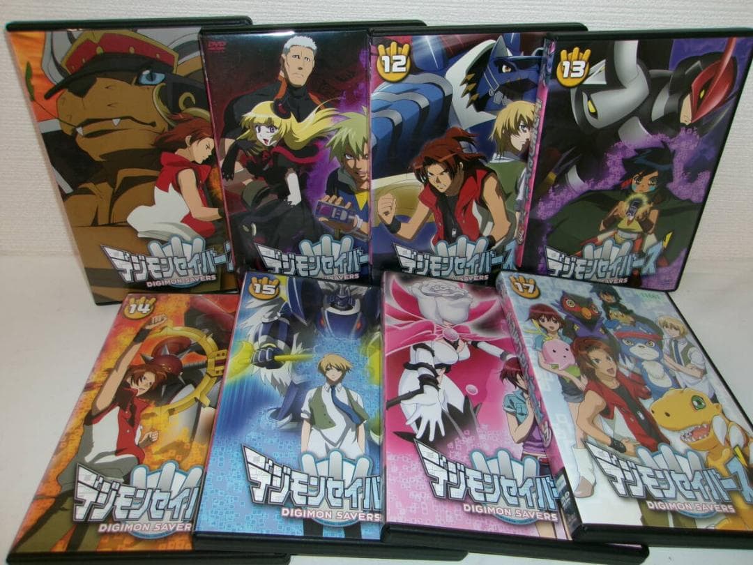 2510-1522 DVD デジモンセイバーズ 全17巻