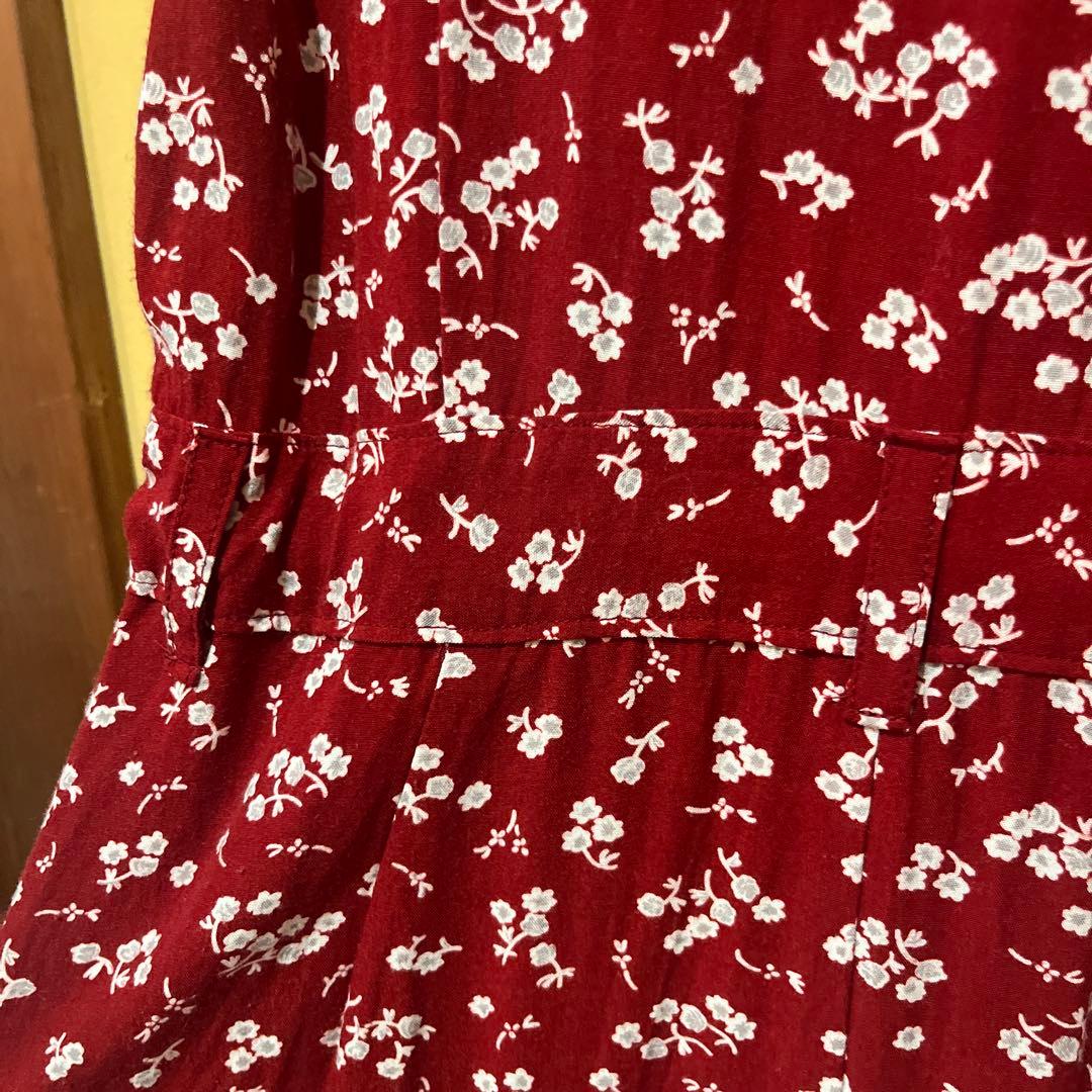 45rpm 花柄ワンピース　長袖ワンピース