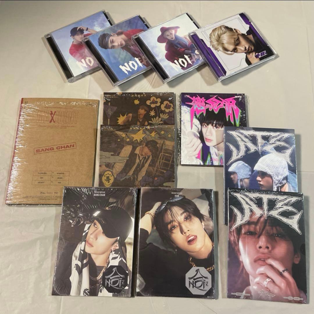 StrayKids アルバム　まとめ売り　トレカ　ポスター　チェックインマイル