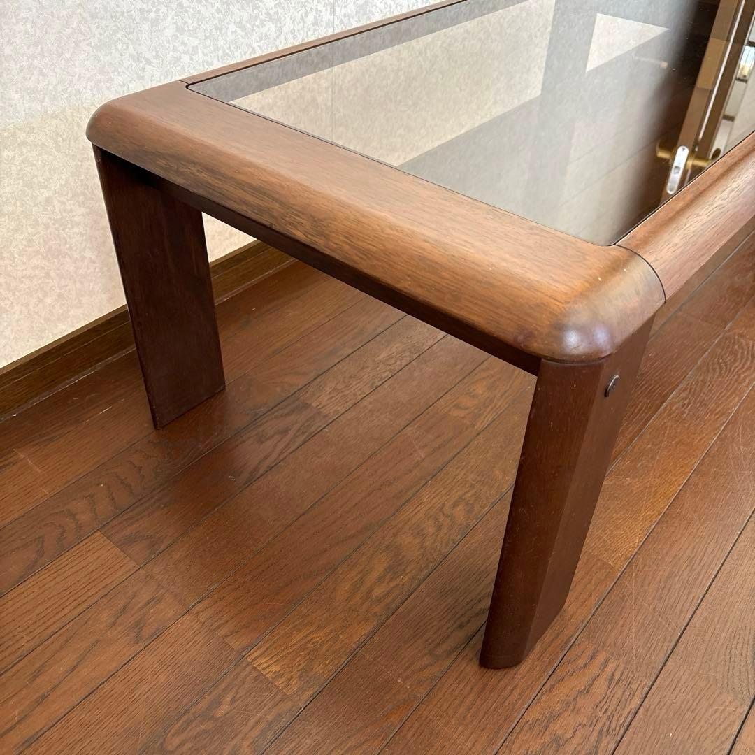 【良品】maruni センターテーブル ガラステーブル ローテーブル