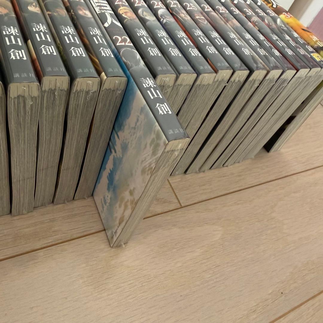 新品未開封 シュリンク付き 進撃の巨人 全34巻セット