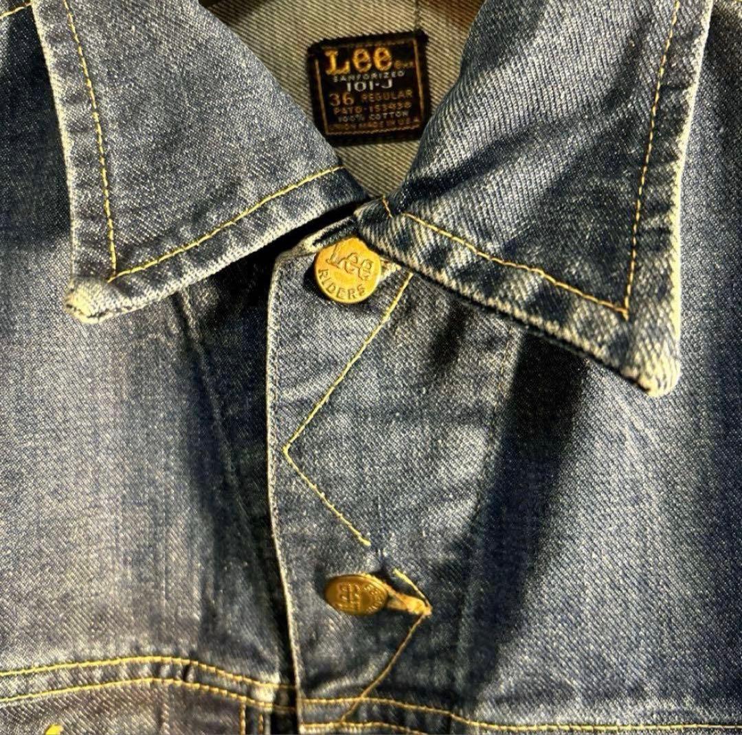 60s 70s Lee 101J デニムジャケット ヴィンテージUSA製MR無し