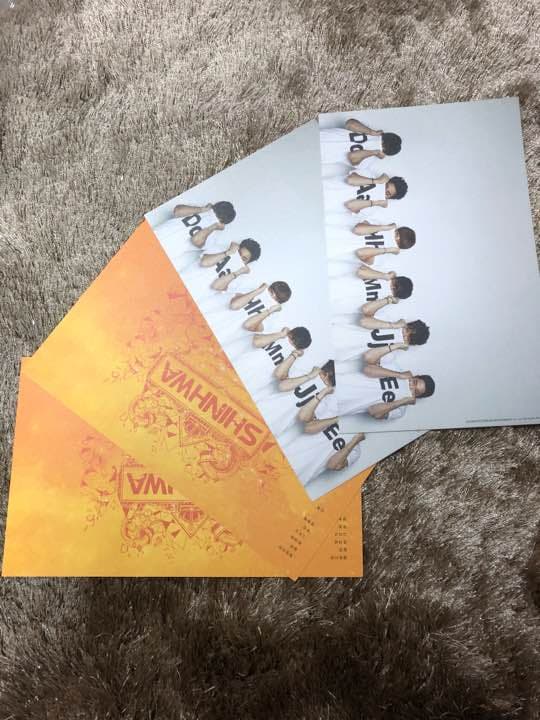SHINHWA 韓国限定切手 ポストカードセット K-POP