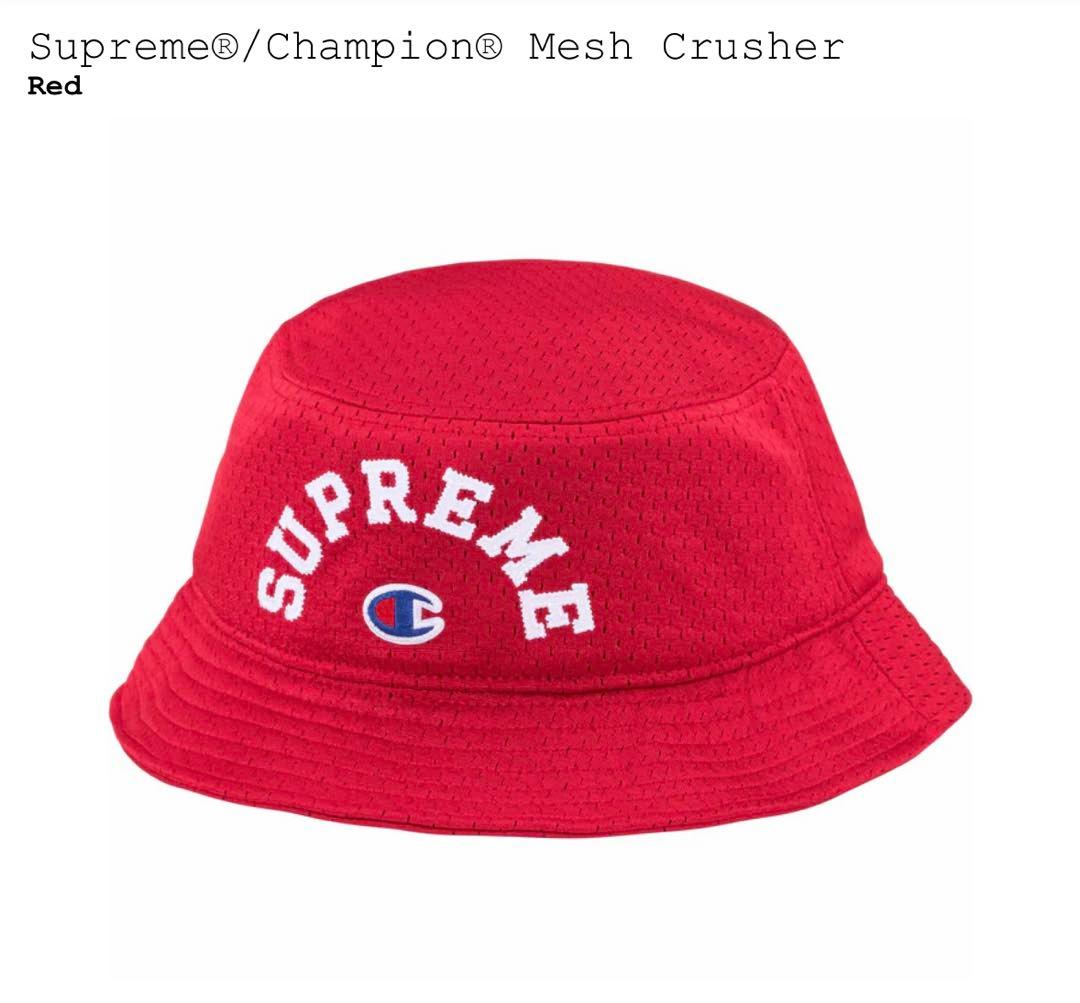 シュプリーム　Champion Mesh Crusher　赤L/XL