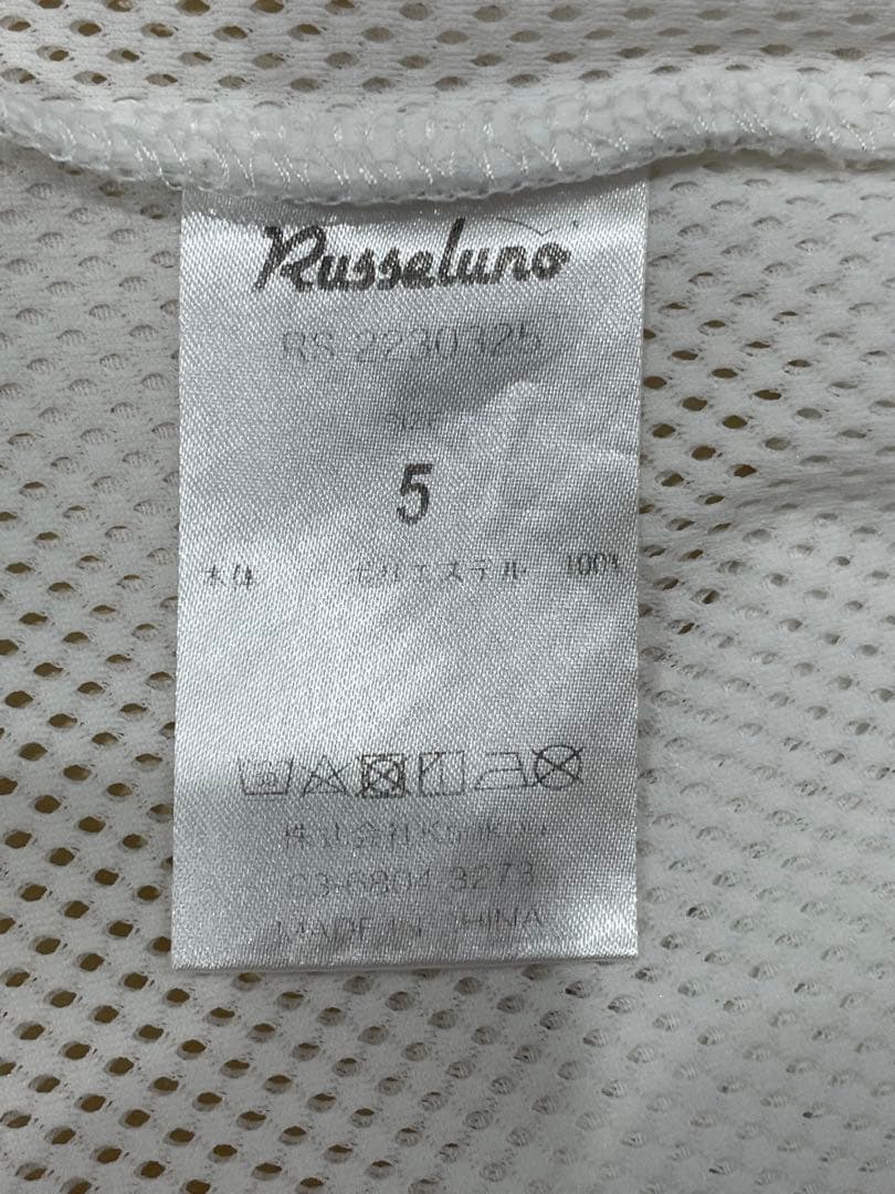 Russeluno ラッセルノ　W-MESH ZIPUP POLO
