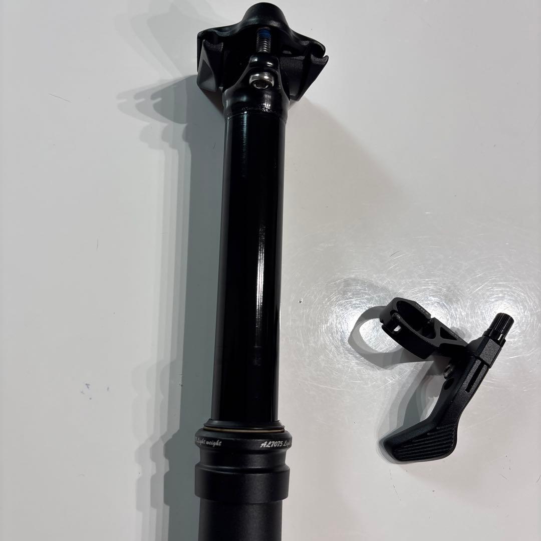 【レバー付】ドロッパーシートポスト30.9mm 125mm 内装式 ケーブル内蔵