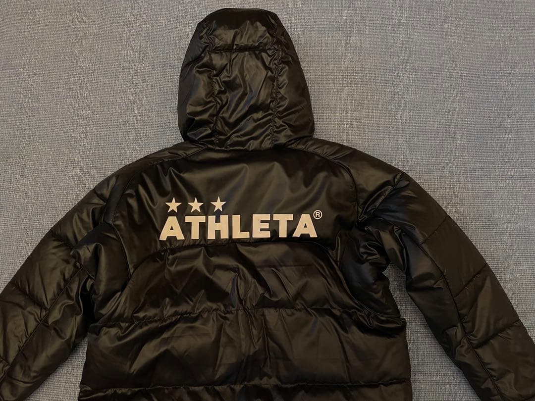 ATHLETA アスレタ ベンチコート ダウンコート 150 ブラック