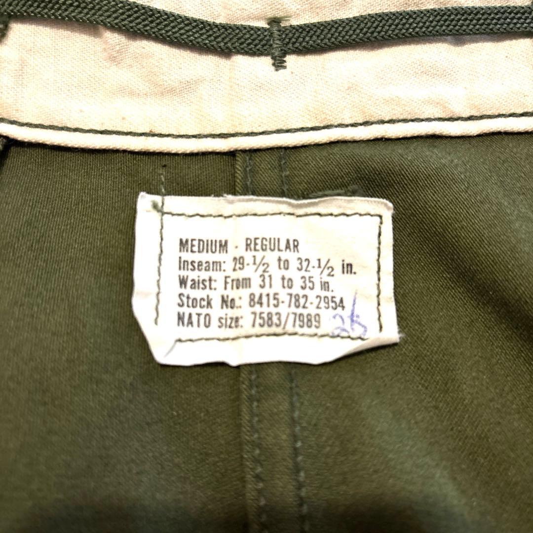 美品　米軍実物M-65カーゴパンツ　Mレギュラー