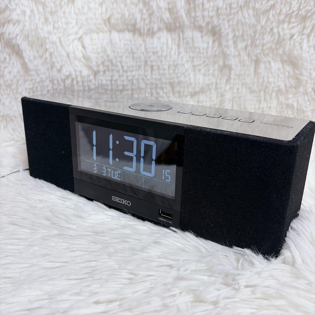 セイコー 時計 ラジオ ONKYO SS501A ブラック