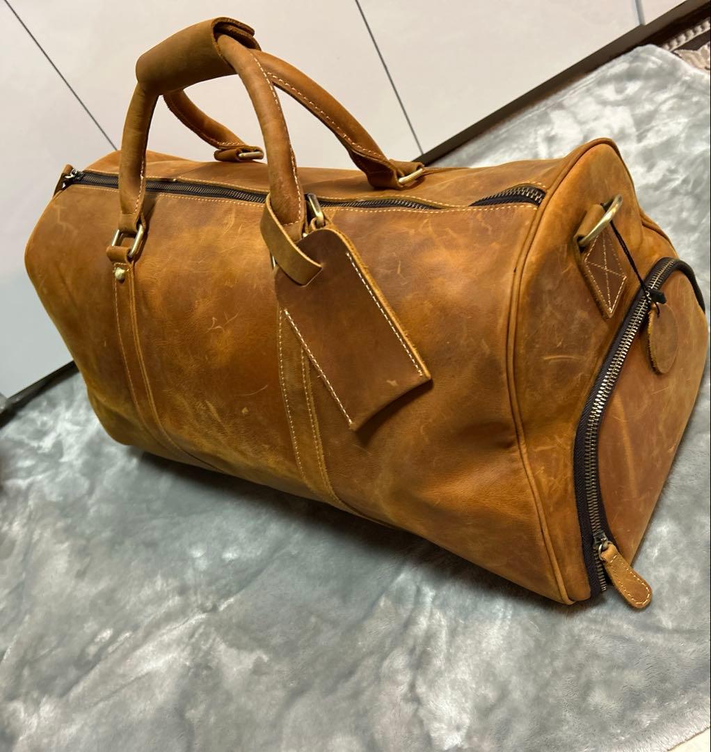 革製ボストンバック　ゴルフバック