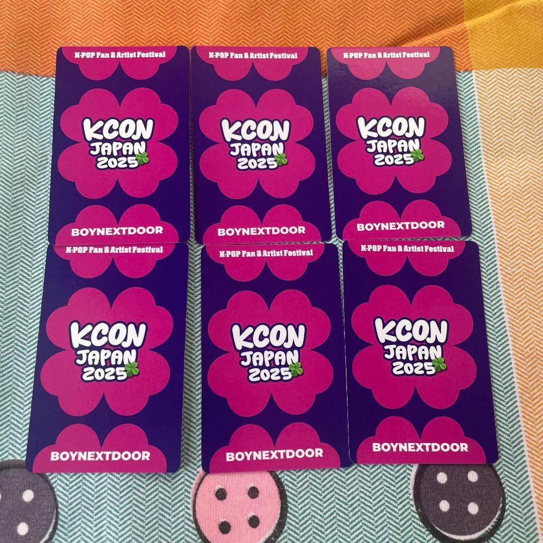 BOYNEXTDOOR KCON JAPAN トレカ 6枚 2025