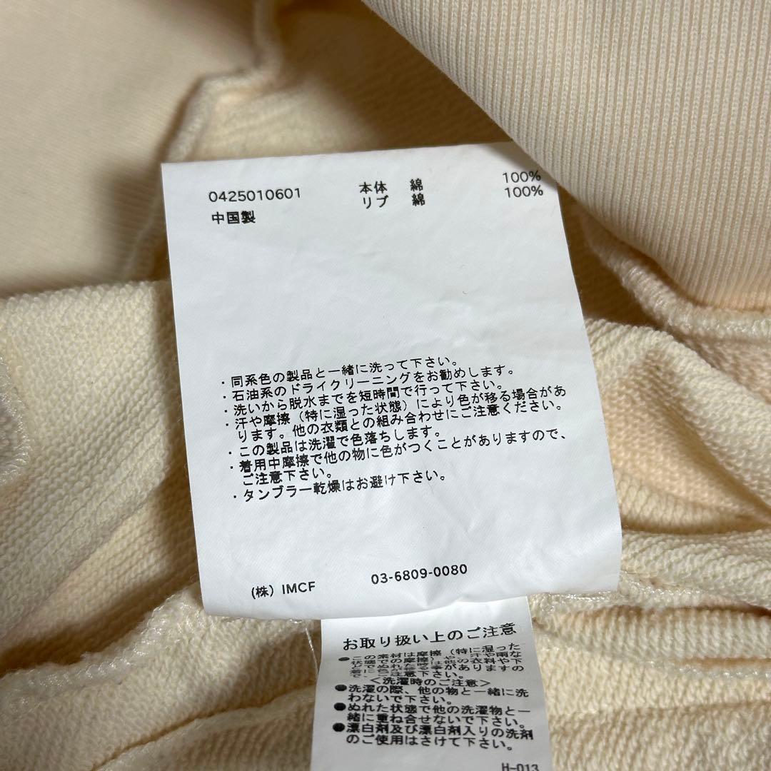 soduk 25ss ribbon zip hoodie リボン パーカー