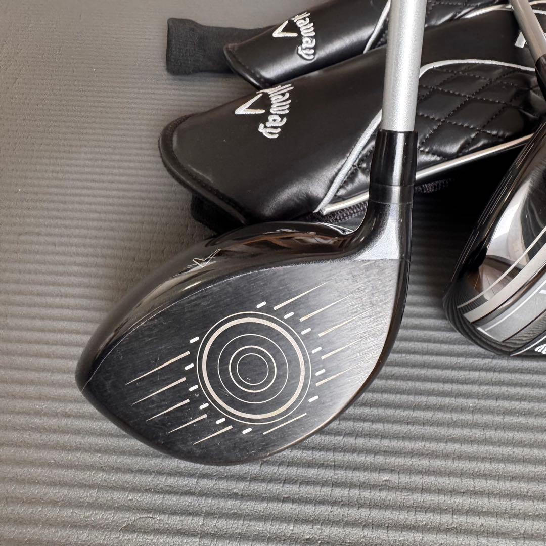 Callaway REVA レヴァ【ドライバー・4W・5H の3本・カバー付き】