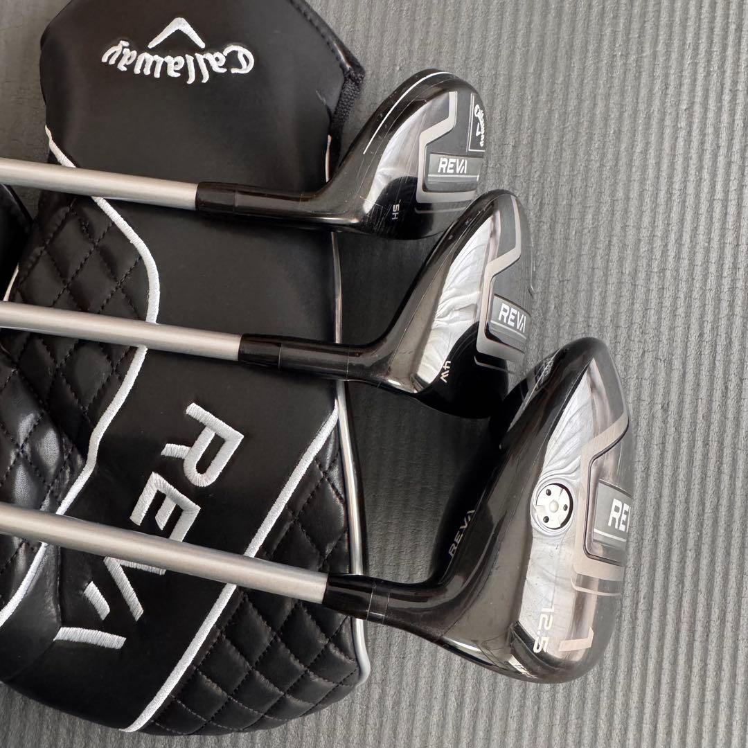 Callaway REVA レヴァ【ドライバー・4W・5H の3本・カバー付き】