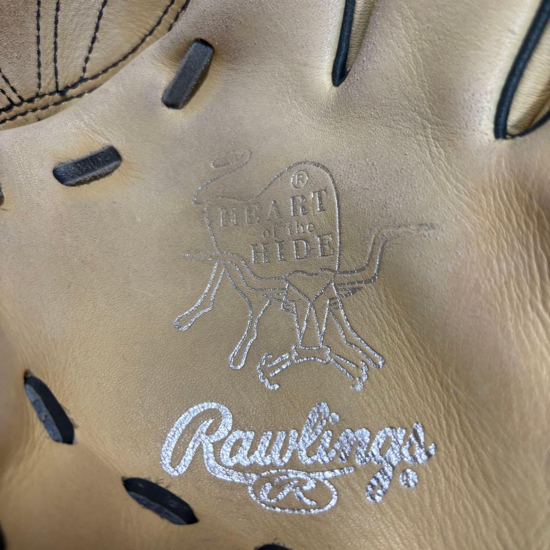 【投手用】ローリングス Rawlings 軟式グローブ クリーム/ホワイト系
