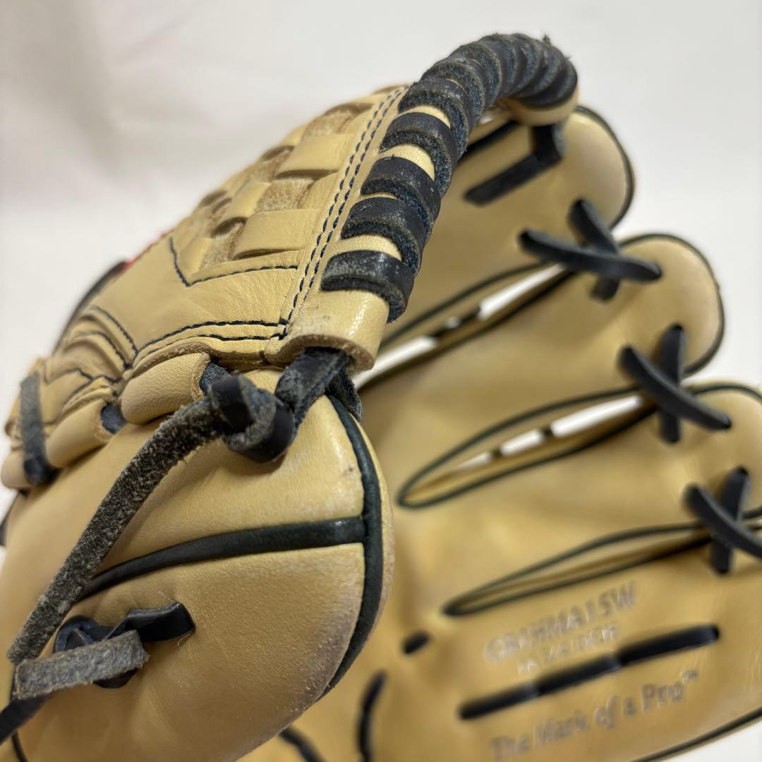 【投手用】ローリングス Rawlings 軟式グローブ クリーム/ホワイト系