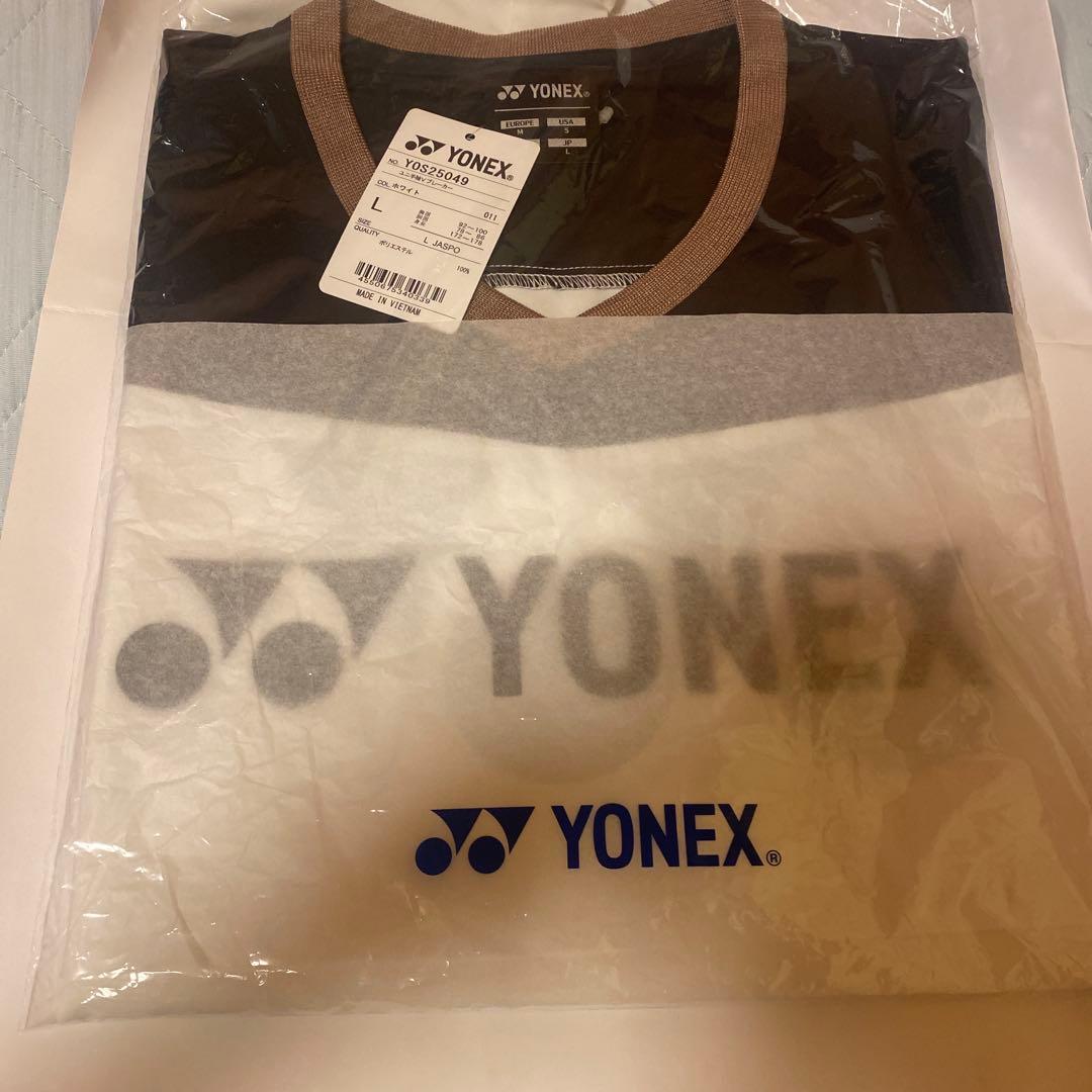 YONEX Tシャツ ホワイト/ブラック インターハイ2025