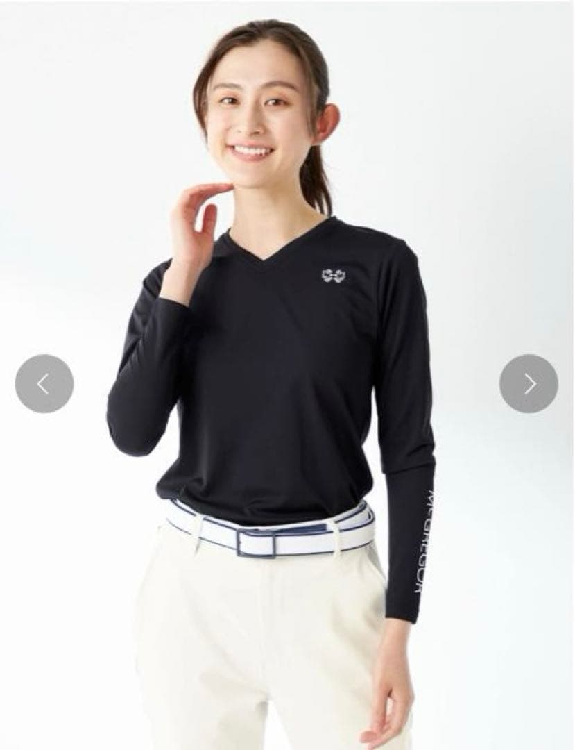 新品　マックレガー　レディース　ゴルフ　ロンT L ⑥