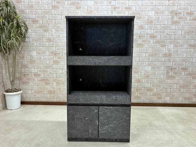 レンジ台　キッチン　収納　BK　開戸　新品