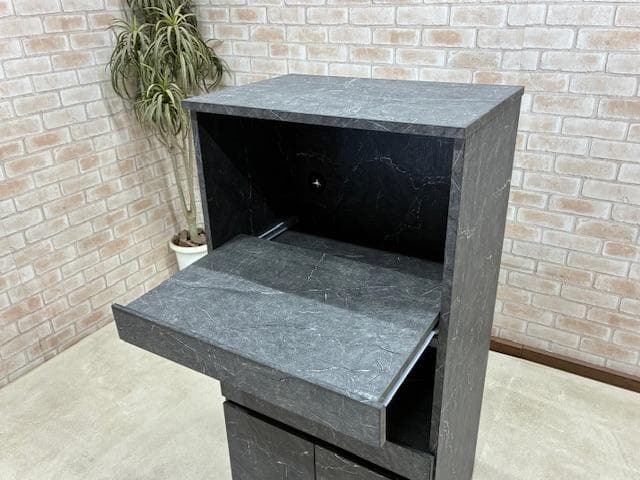 レンジ台　キッチン　収納　BK　開戸　新品