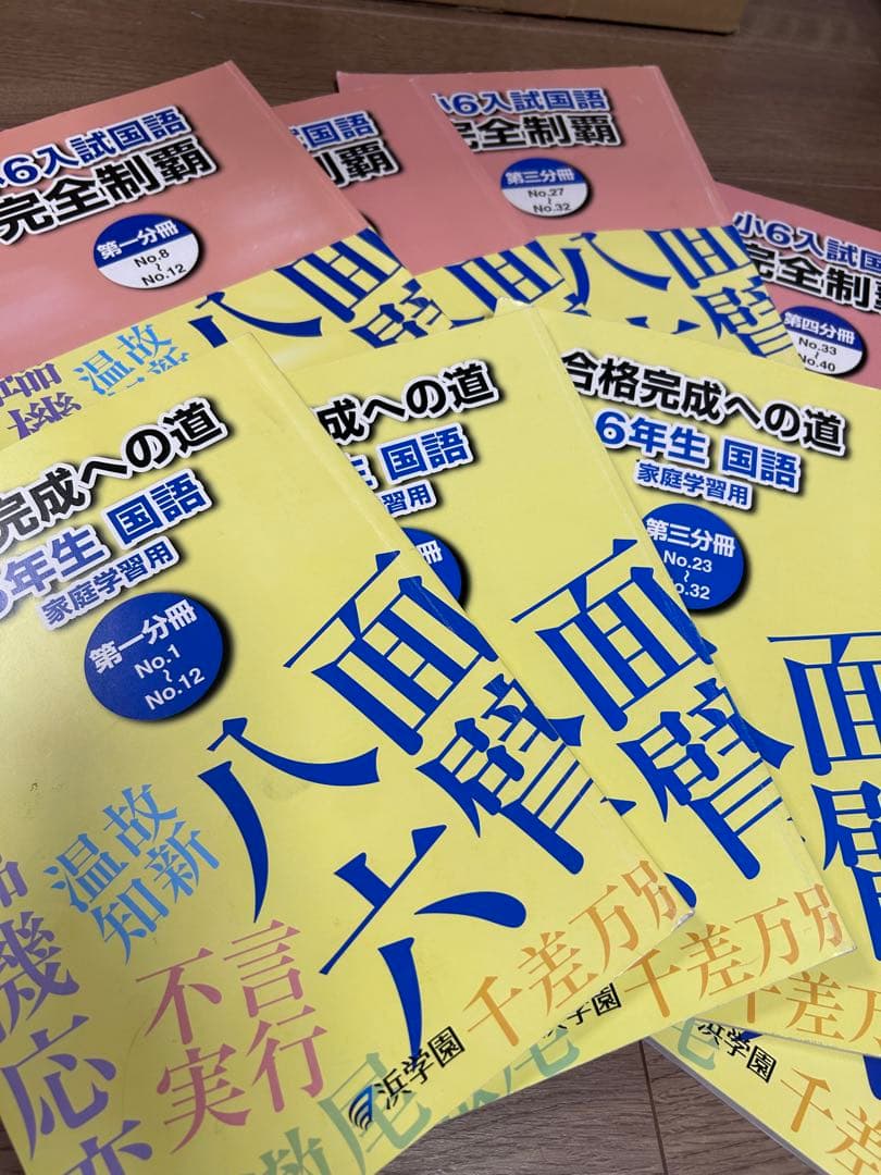 浜学園小6国語 マスターコーステキスト 2025年度 知識分野の達人 国語便覧