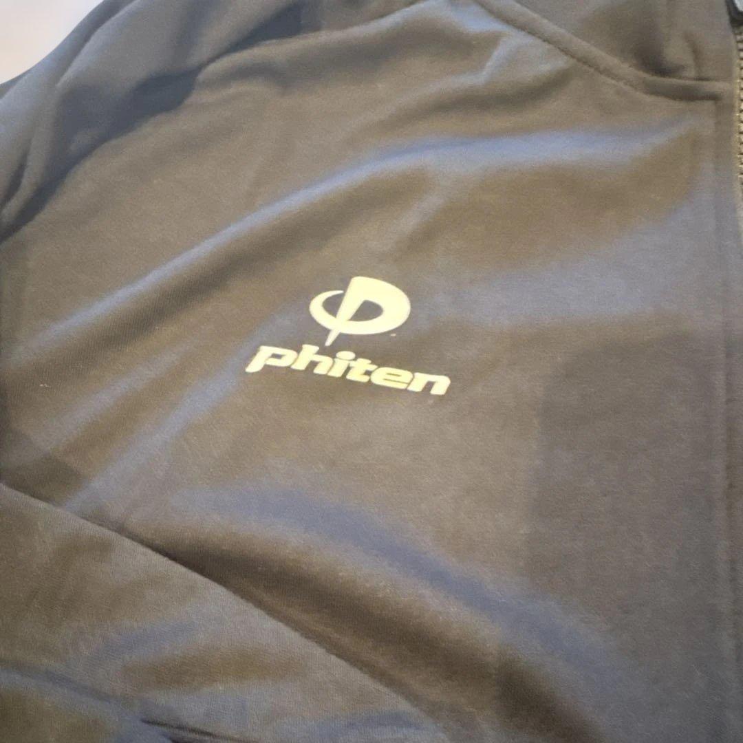 【新品タグ付】ファイテン ウォームアップシャツ Oサイズ ブラック ジャージ