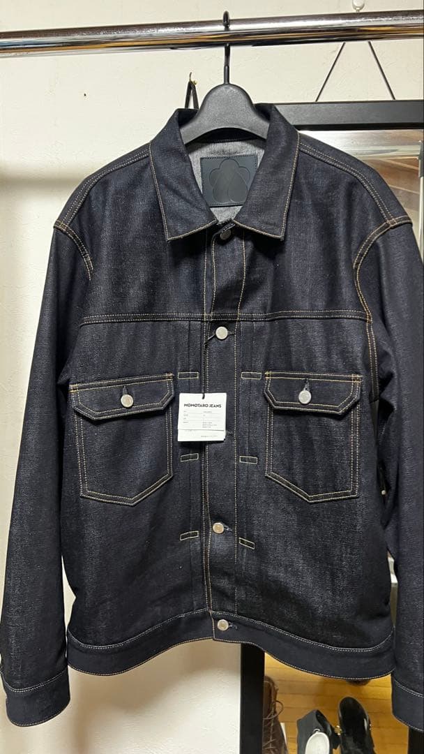 ジャケット・アウター MOMOTARO 002 STANDARD DENIM JACKET 14.7