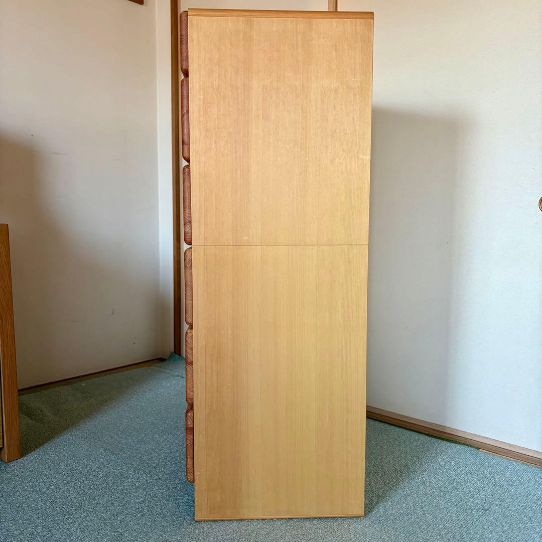 【大川家具】⭐︎送料込み⭐︎ 九州産天然ヒノキチェスト なごみ 幅90cm 6段