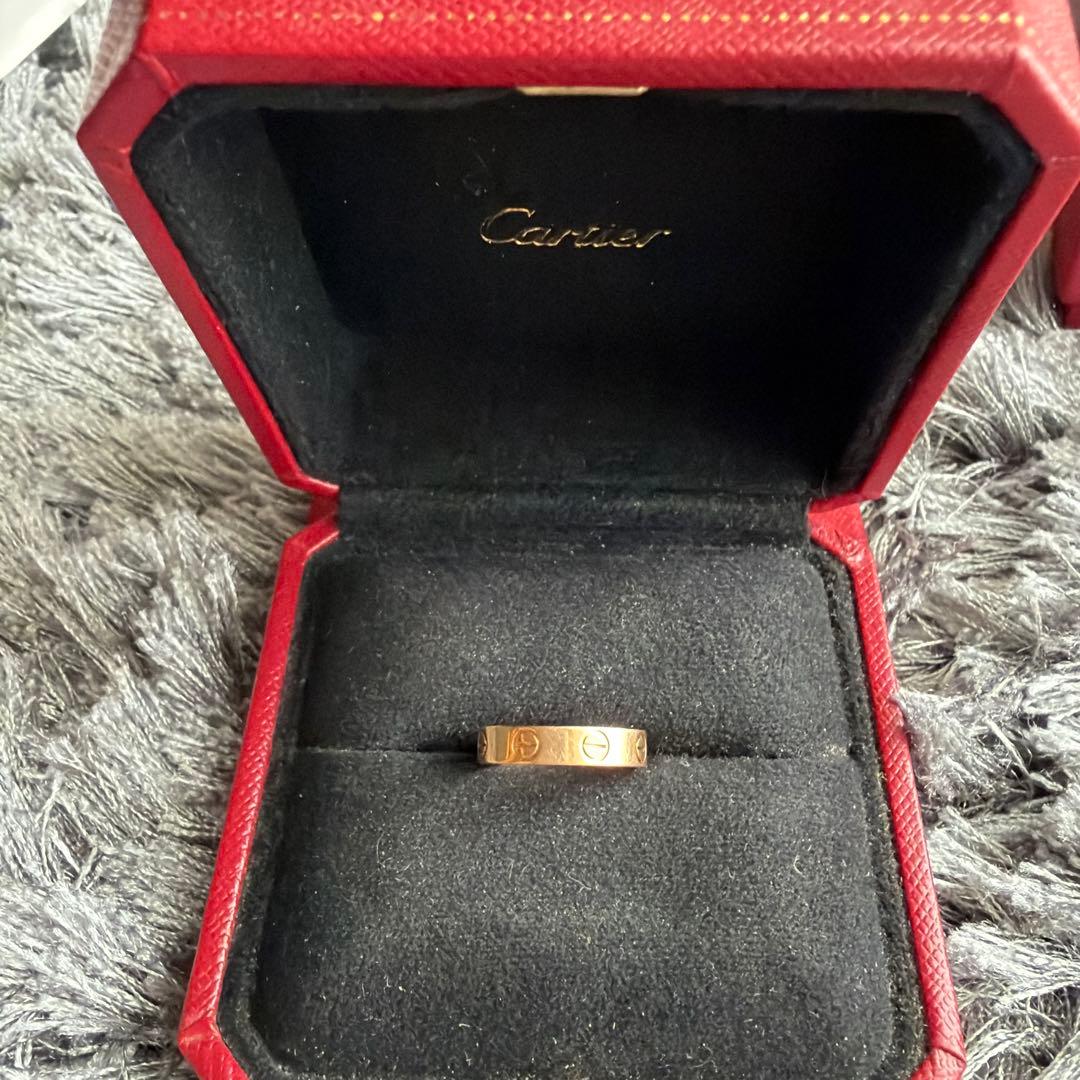 Cartier カルティエ　ピンクゴールド　 ミニラブリング