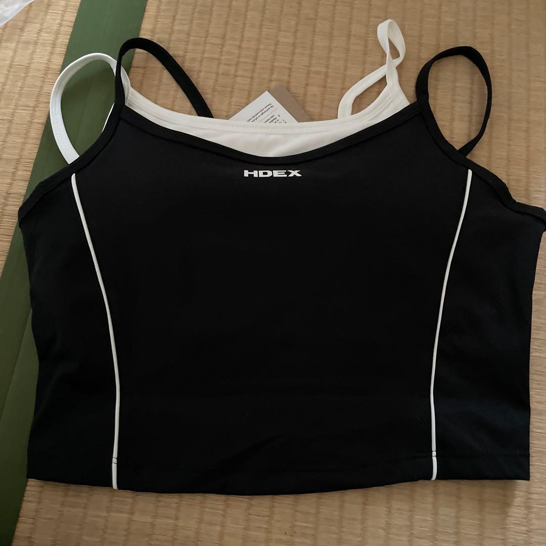 ヨガ・ピラティス HDEX Support Piping Layered Bra Top