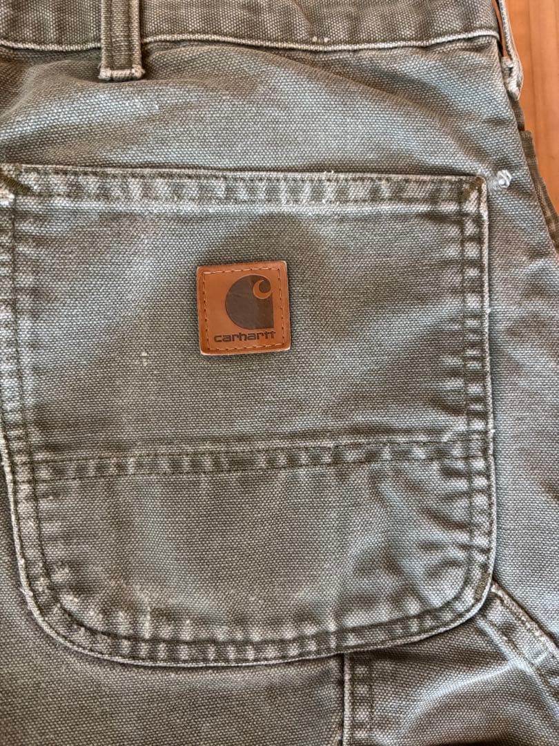 Carhartt ペインターパンツ ワークパンツ ダック地 オリーブ XXL相当