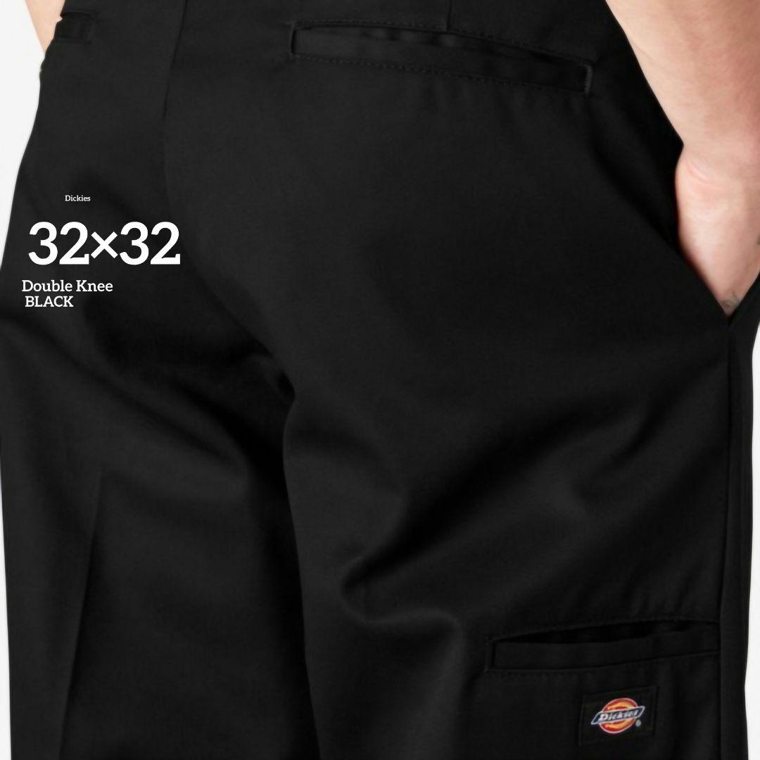 32×32【新品未使用】Dickies　ダブルニー　85283 　BLACK