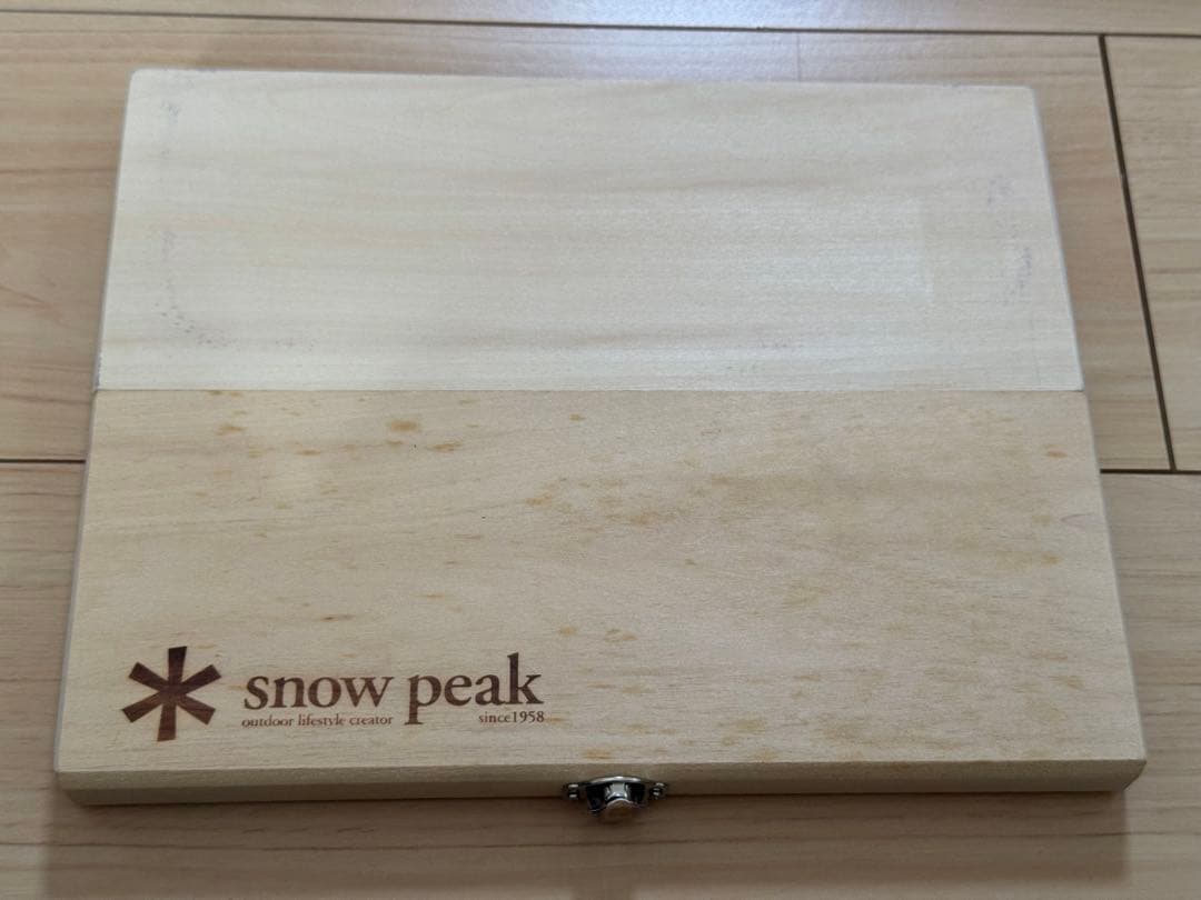  peak ステンレスナイフまな板セット + メッシュケースのセット