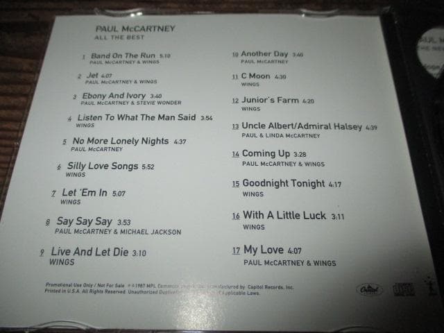 洋楽 paul mccartney the new world sampler