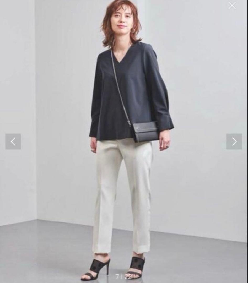 ユナイテッドアローズ　長袖ブラウス ネイビー UNITED ARROWS 新品