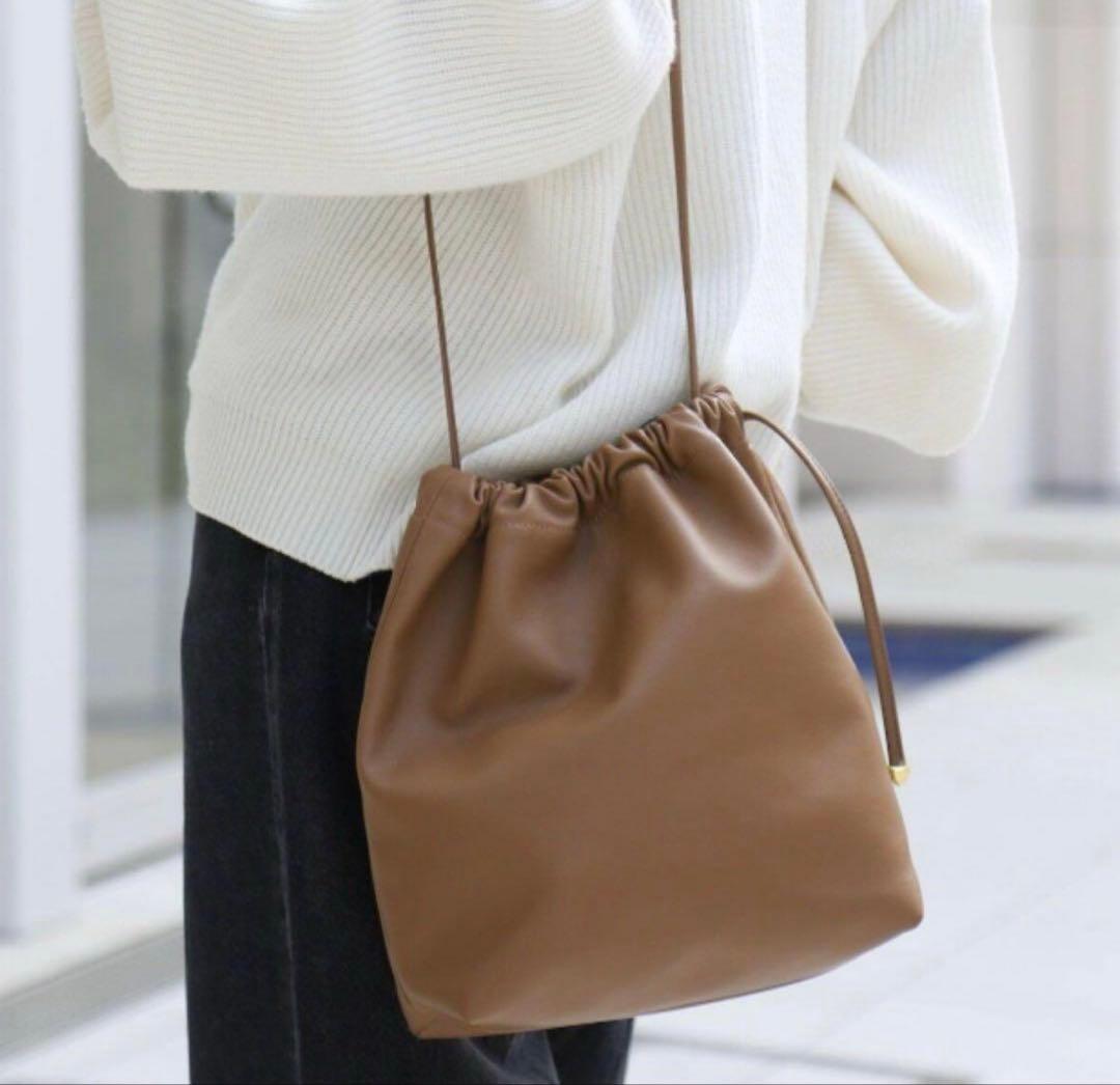 Deuxieme Classe CELERI セルリ　レザーショルダーバッグ