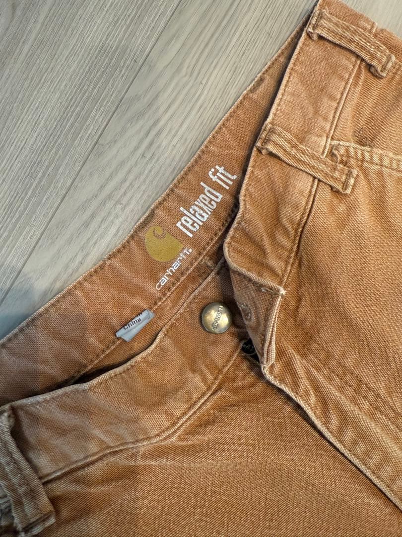 Carhartt リラックスフィット ダブルニー　33×34