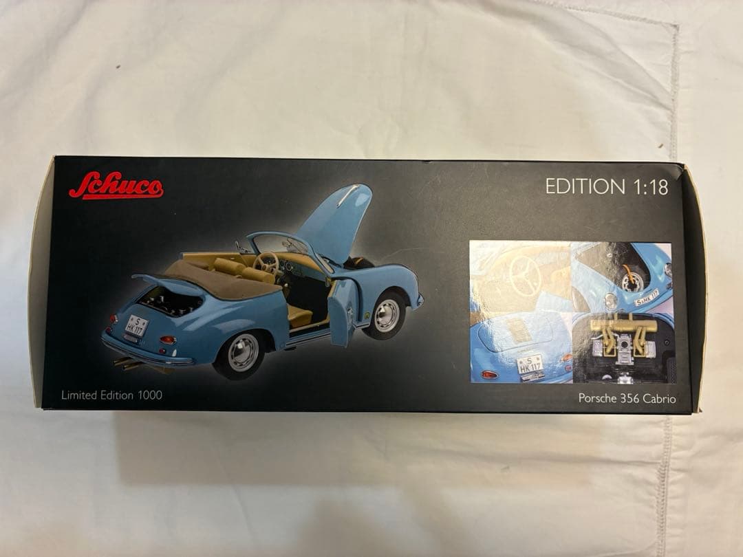 ミニカー Schuco Porshe356A Cabriolet 1/18