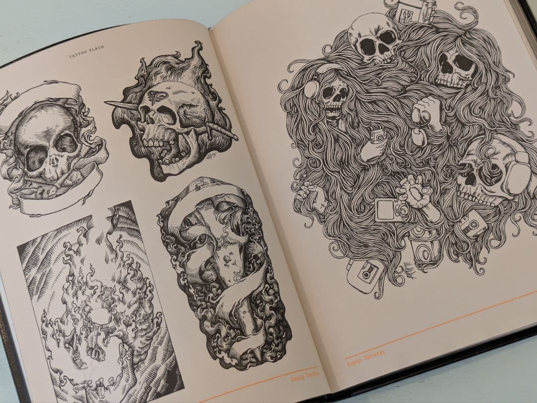 【新品】INK / Tattoo / Gothic Skull / タトゥー