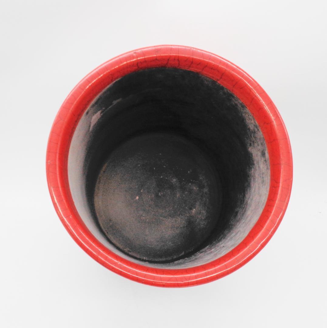 絶版！旧ドマーニ鉢 DOMANI BARI VASE 28 レッド