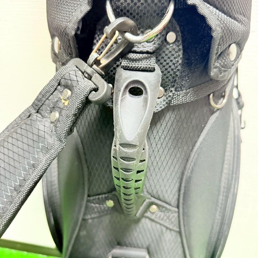 【希少・美品】NIKE ナイキ キャディバッグ ゴールドロゴ フード付